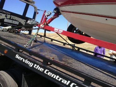 boat trailer towing
