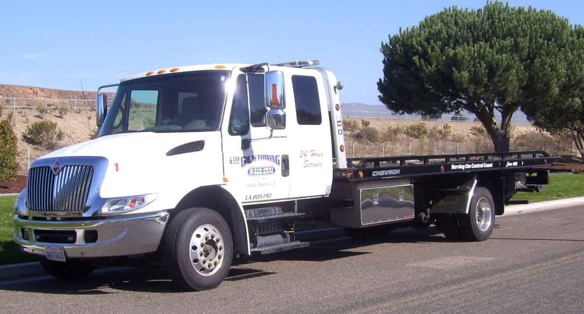 flatbed towing santa maria