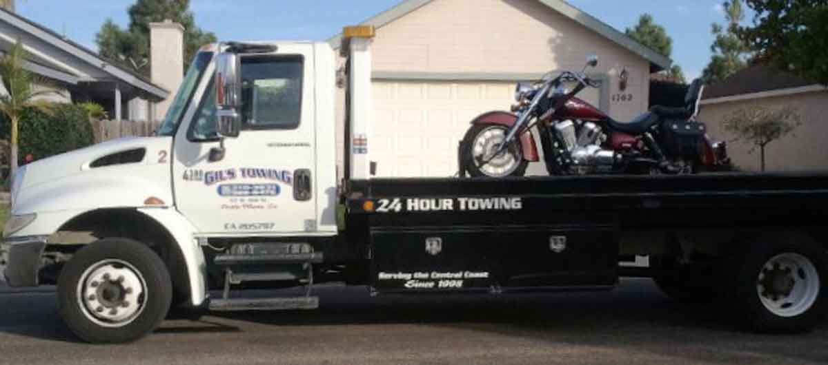 motorcycle towing