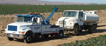 water truck towing 2